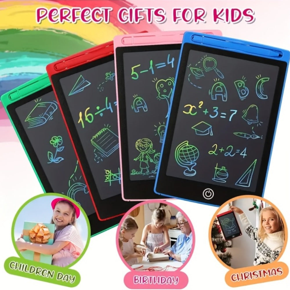 Four-Pack 8.5-Inch LCD Writing Tablets in Blue, Pink, Green and Red with Matching Styluses — image 8