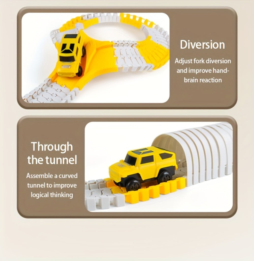 Roller Coaster Track Set 467pcs for Kids Ages 3 4 5 6 7 8 with the Listed Color, Size or Set Options for Everyday Use — image