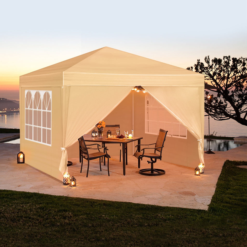 Instant Canopy 10x10 FT Oxford Fabric UPF50+ Sidewalls Commercial for Garden, Patio and Yard Use — image 2