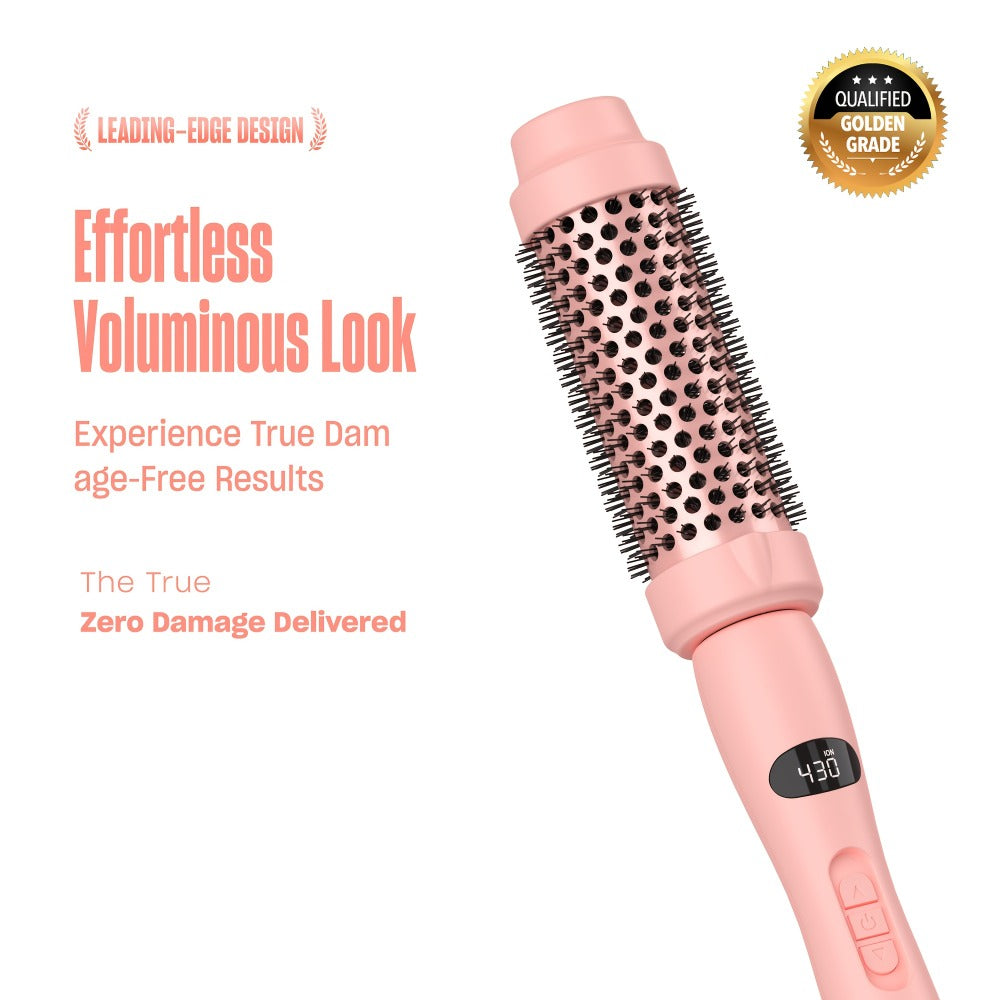 Heated Round Brush Hair Styling Tool with 1.5-Inch Barrel, Dual Voltage and Two Color Options — image 5
