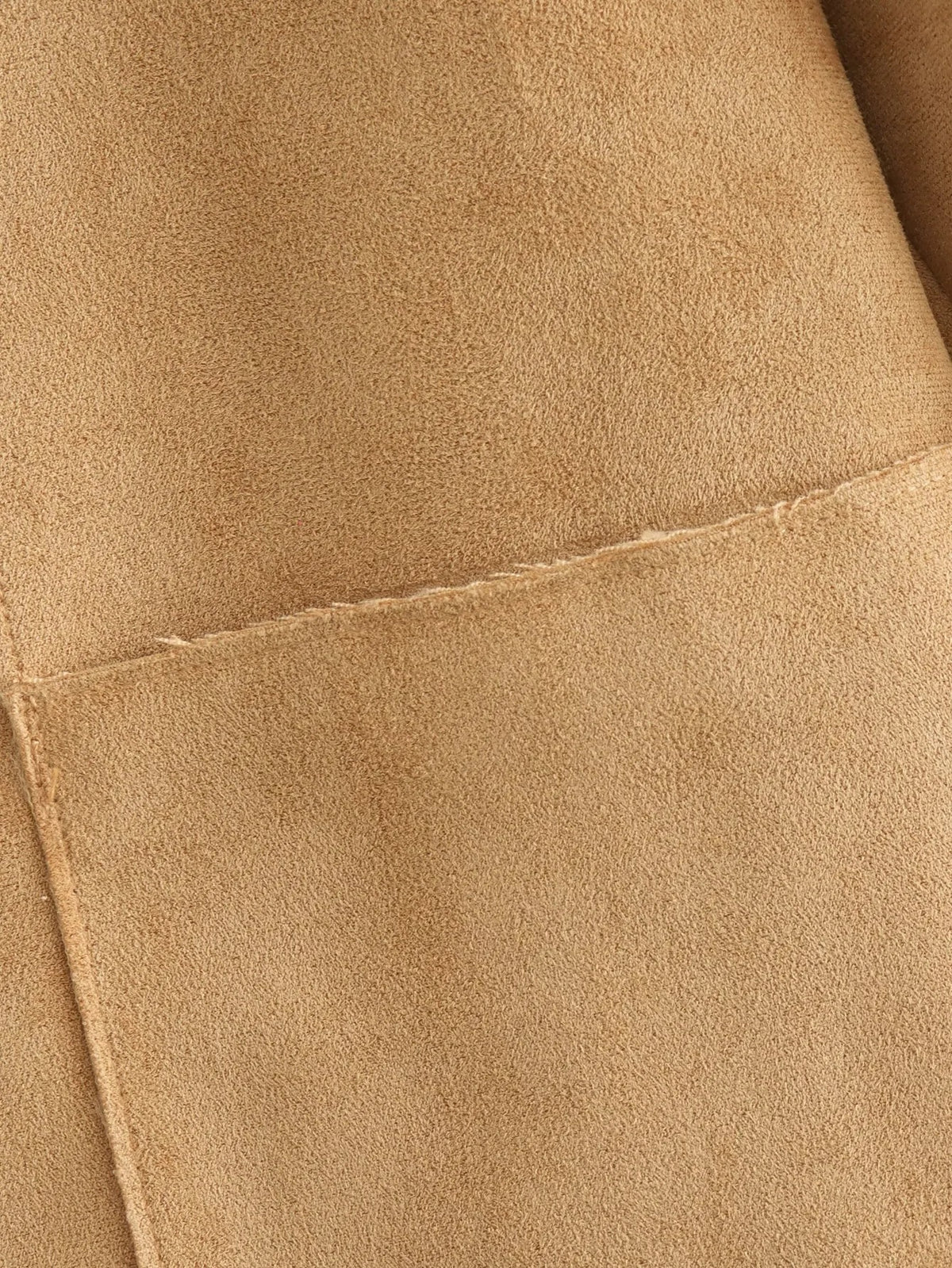 Suede Fabric Jacket Coat For Women