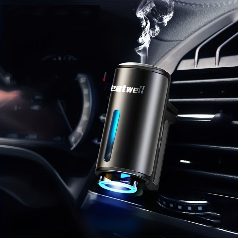 Car Essential Oil Diffuser – USB Aromatherapy Air Freshener with 3 Adjustable Mist Modes, Humidifier & Fragrance Diffuser for