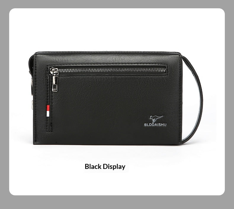 New Mens Wallet With A Combination Lock And Clutch Design
