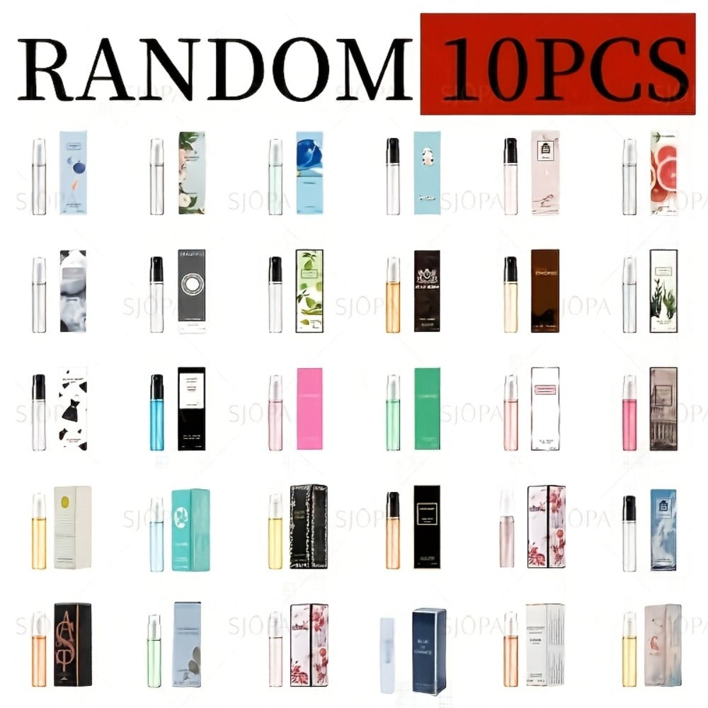 Women's Perfume Gift Set - Random Flavor Solid Fragrance Sampler 10pcs Color Box / 30pcs Card Version — image 3