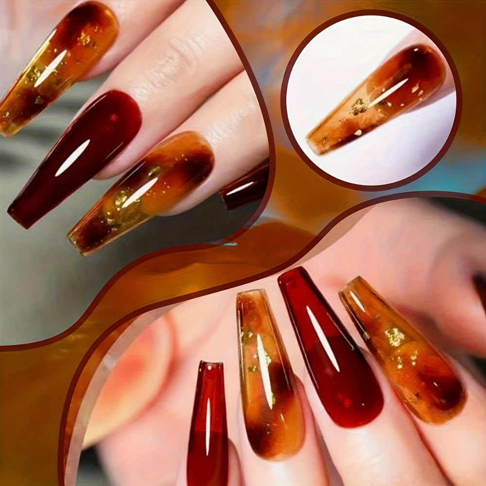 Gel Nail Polish Set with XEIJAYI Label, 6 Amber Aurora Magnetic Colors, 0.51oz Shades 101 to 138 — image 6