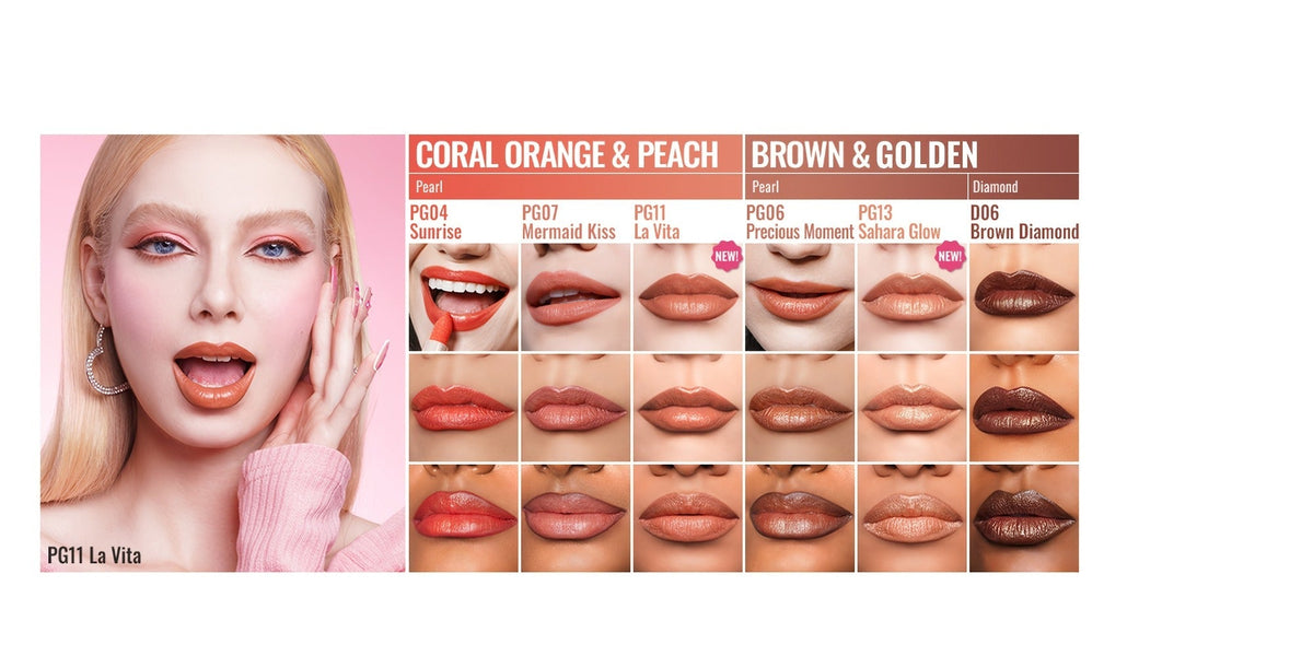 Lipstick Set, Oulac 3-Piece Metallic Finish Collection with Set 4 or Set 5 Color Selections — image 20