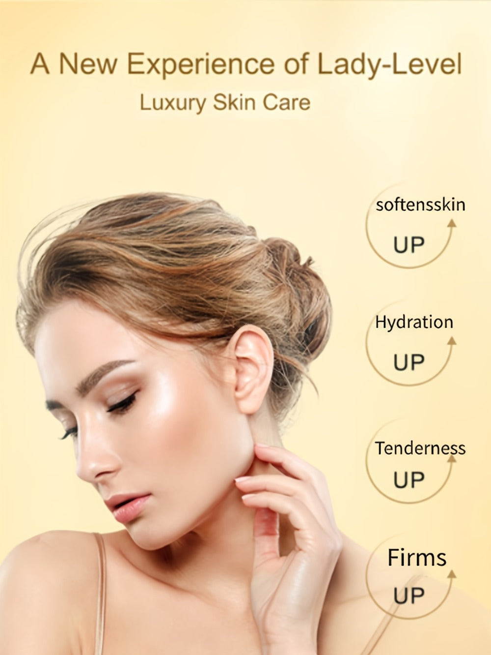 Skincare Set with OKADY Label, 10 Gold-Themed Pieces with Mud Mask Stick and Day Night Product Forms — image 7