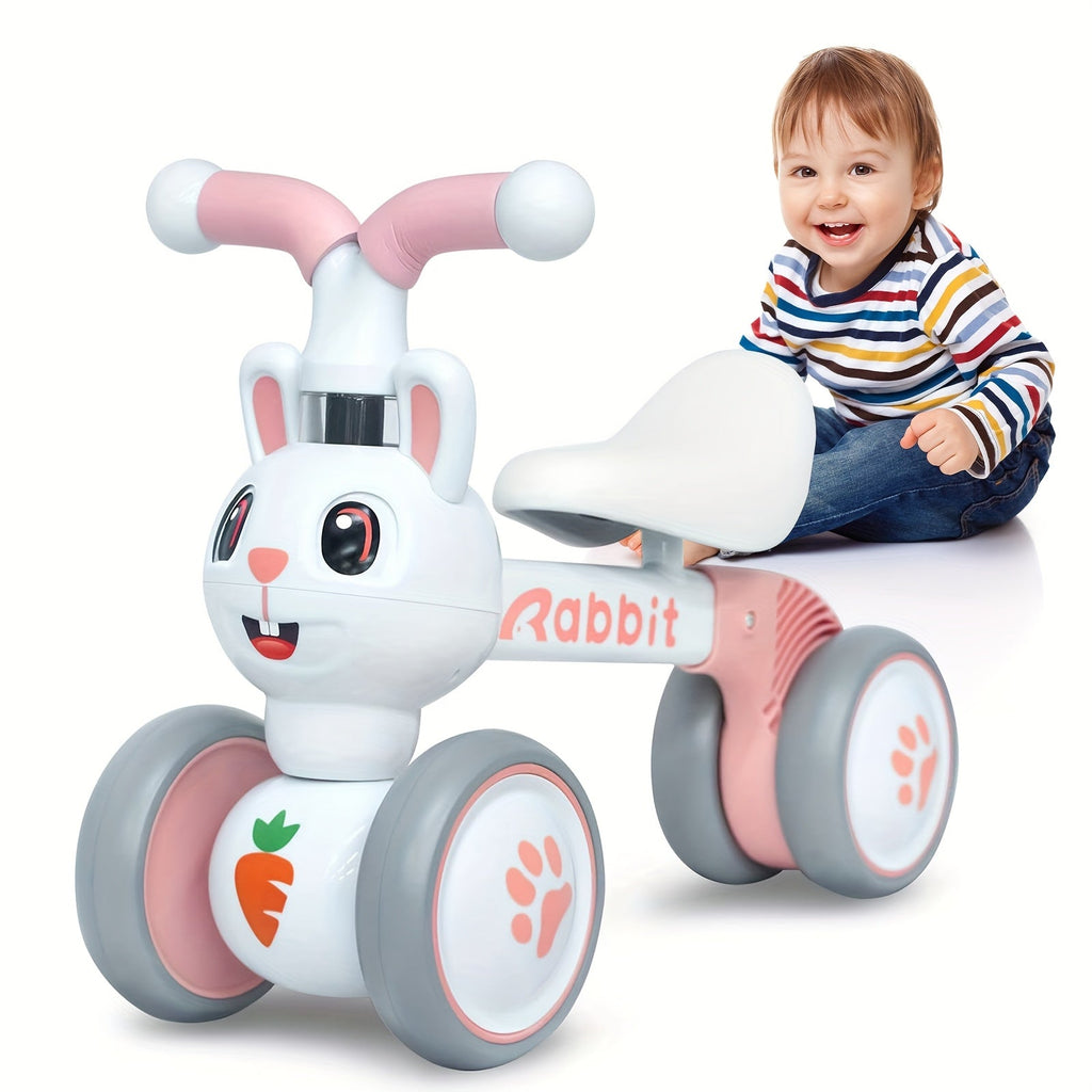 Baby Balance Bike 4 Wheels for Toddlers Ages 10+ Months Animal Design with the Listed Color, Size or Set Options for Everyday