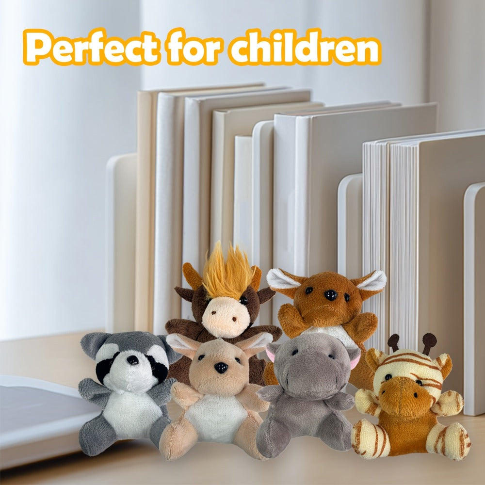 Stuffed Animal Mini Forest Animal Set with 12- or 24-Piece Pack Options for Party Favors and Prizes — image 15