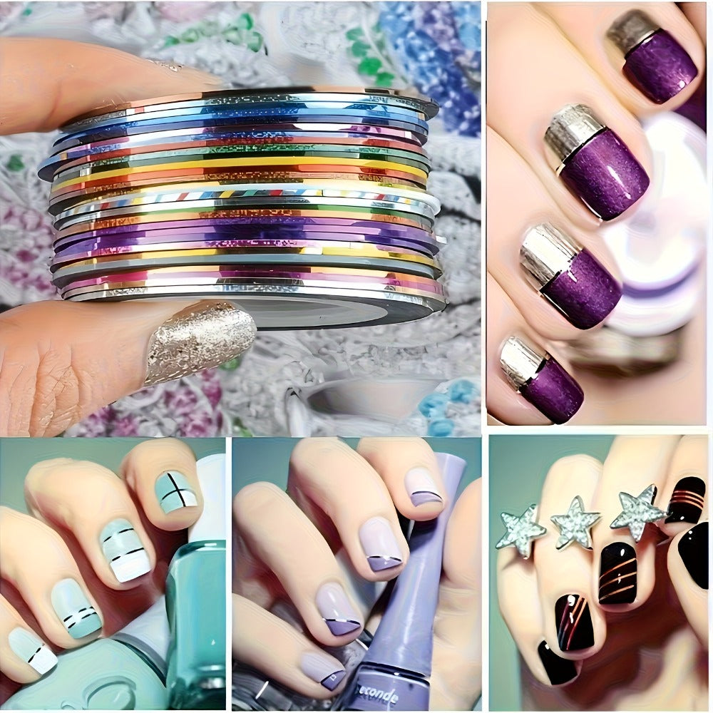 72-Piece Complete Nail Art Set with LED UV Lamp, Electric Nail Drill Pen, Gel Polish, Glue Drying Machine — image 5