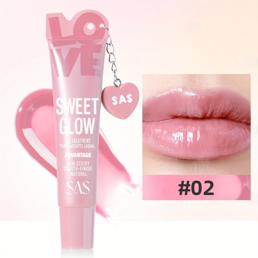 SAS Heart-Pendant Lip Gloss with 15ml Net Content, Squeeze-Tube Format and Six Numbered Shades — image 5