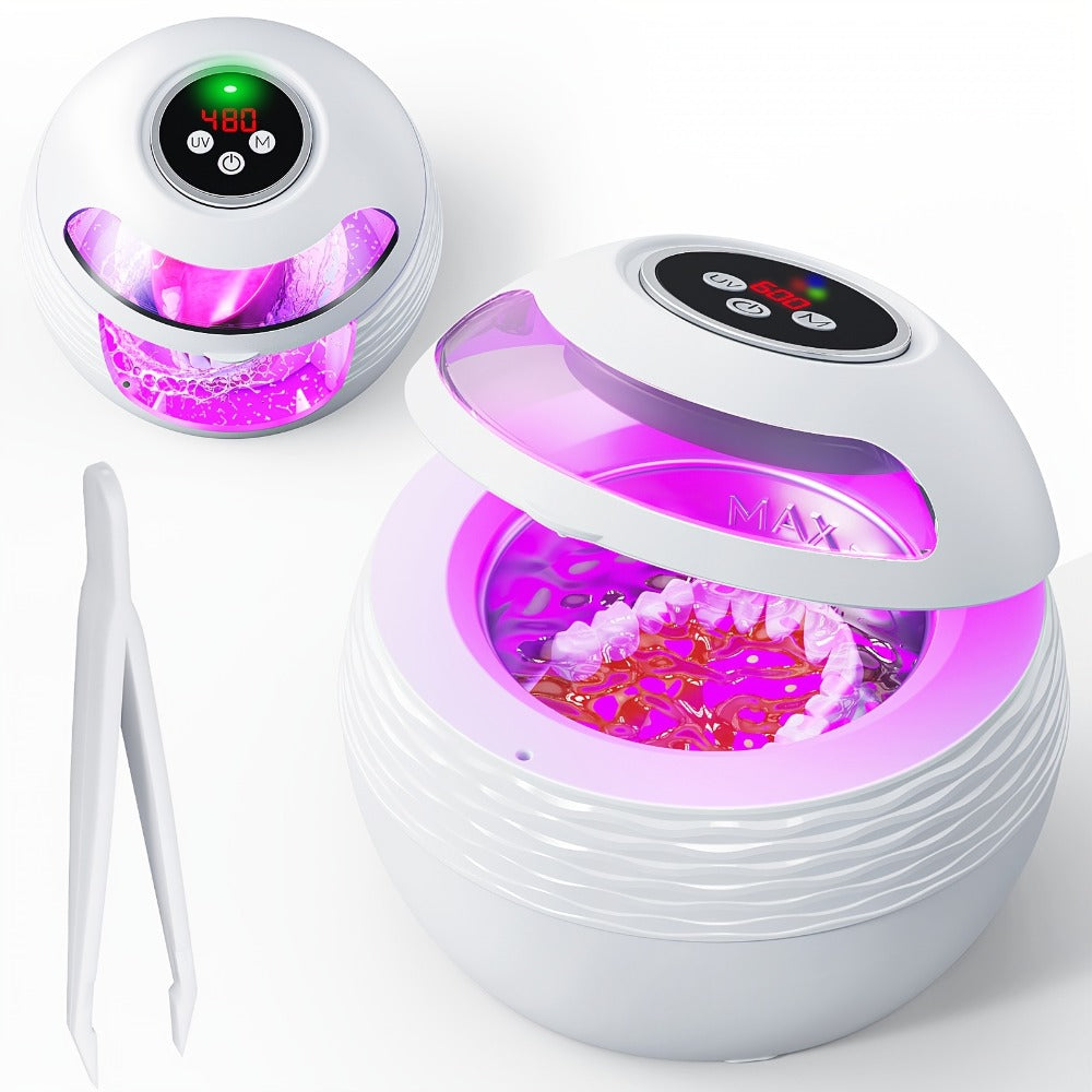 45 kHz Round Ultrasonic Cleaner with Four Timer Modes and Three Color Options for Small Items — image 8