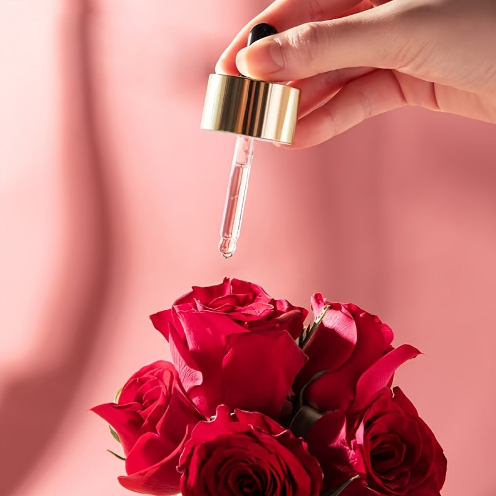 Rose Essential Oil Face & Body Moisturizer – Plant-Based Squalane, Avocado Oil & Hypoallergenic Formula for Dry Skin — image 
