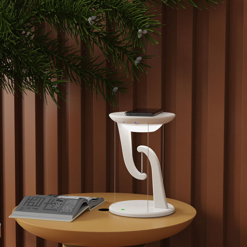 Wireless Charging Lamp - Levitating Phone Charger with LED Light