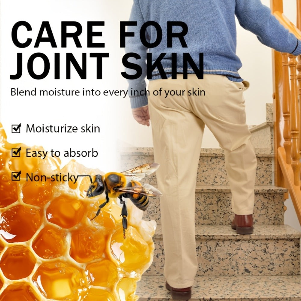Bee Venom Cream for Joint & Skin Care 3 Pcs 50g Each – Moisturizing Brightening Body Cream with Vitamin C for Dry Rough Skin 