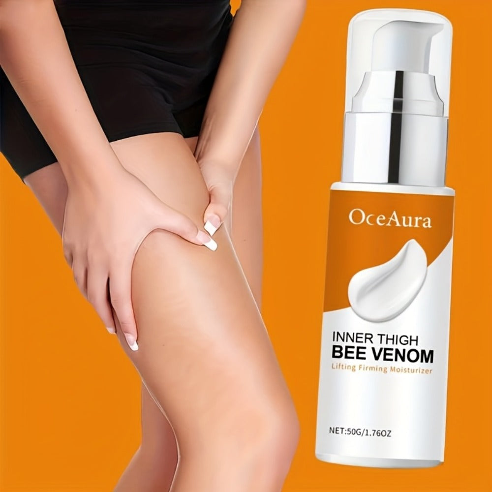 Body Cream OxeAura 50g Pump Bottles in Two- or Four-Piece Options with Bee Venom for Inner Thigh Application — image 7