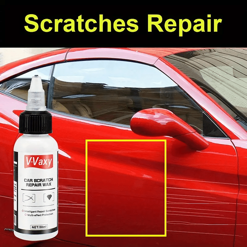 Car Scratch Repair Wax by V-Vaxy, Three 50ml Bottles with Three Sponges and Three Towels for Paint Application — image 13