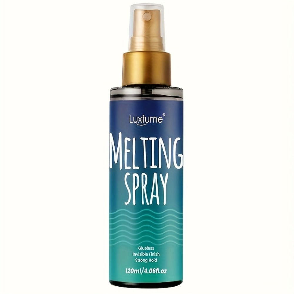 Lace Melting Spray for Wigs Invisible Hold No Residue Strong Bond Transparent Wig Adhesive for Home, Travel and Salon Hair St