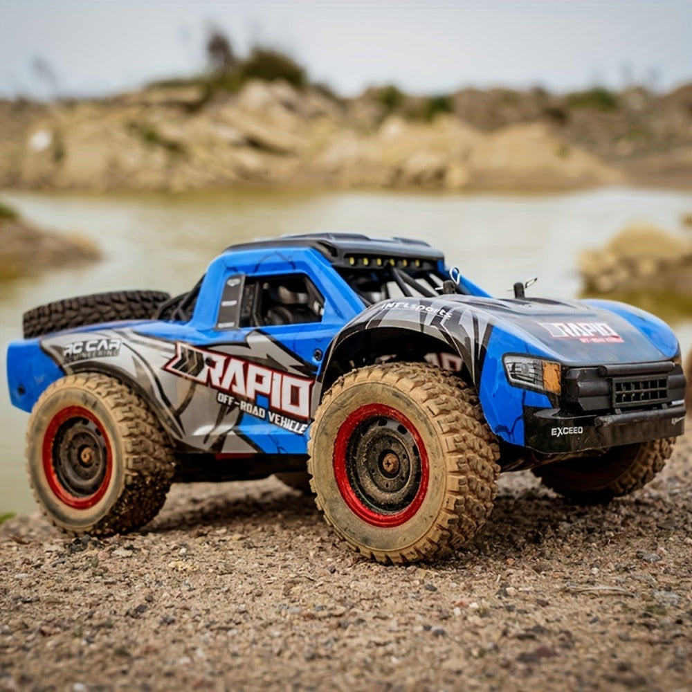 Remote Control Car, RAPTO 1:14 Scale 4WD Off-Road Truck with Carbon-Brush or Brushless Motor Variants and 2.4GHz Control — im
