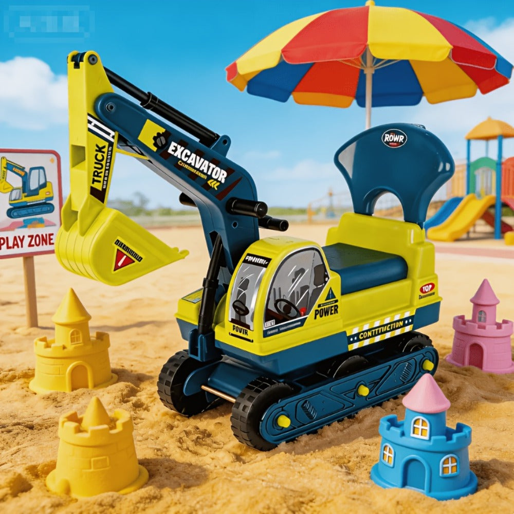 Kids Ride-On Construction Truck Large Manual-Powered Engineering Vehicle with the Listed Color, Size or Set Options for Every