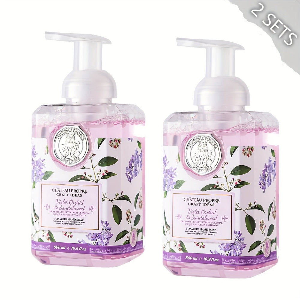 Foaming Hand Soap 500ml Moisturizing Gentle Foam Soap 8 Scents Vanilla Coconut Citrus Floral Fruity Deeply Hydrating Soft Han