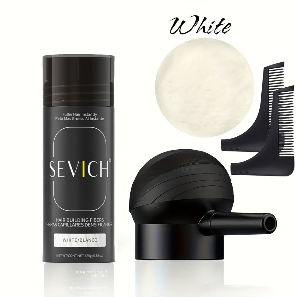 Hair Thickening Fibers Set 2-in-1 with Applicator Spray - Instant Volume & Fuller Look for Thinning Hair — image 11