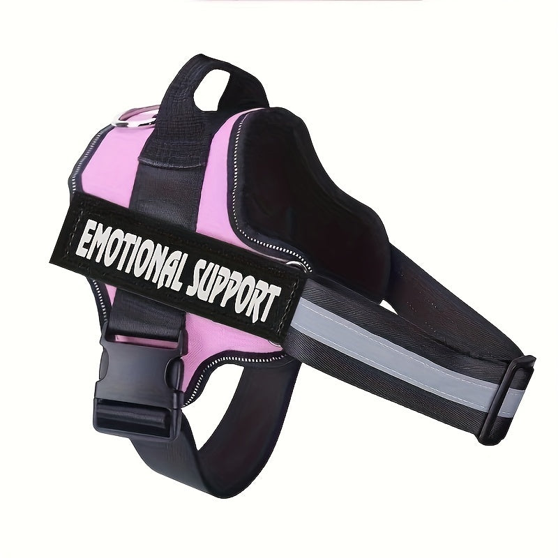 Emotional-Support Patch Dog Harness with Top Handle in Eleven Colors and XS-to-XXL Sizes Pictured — image 25