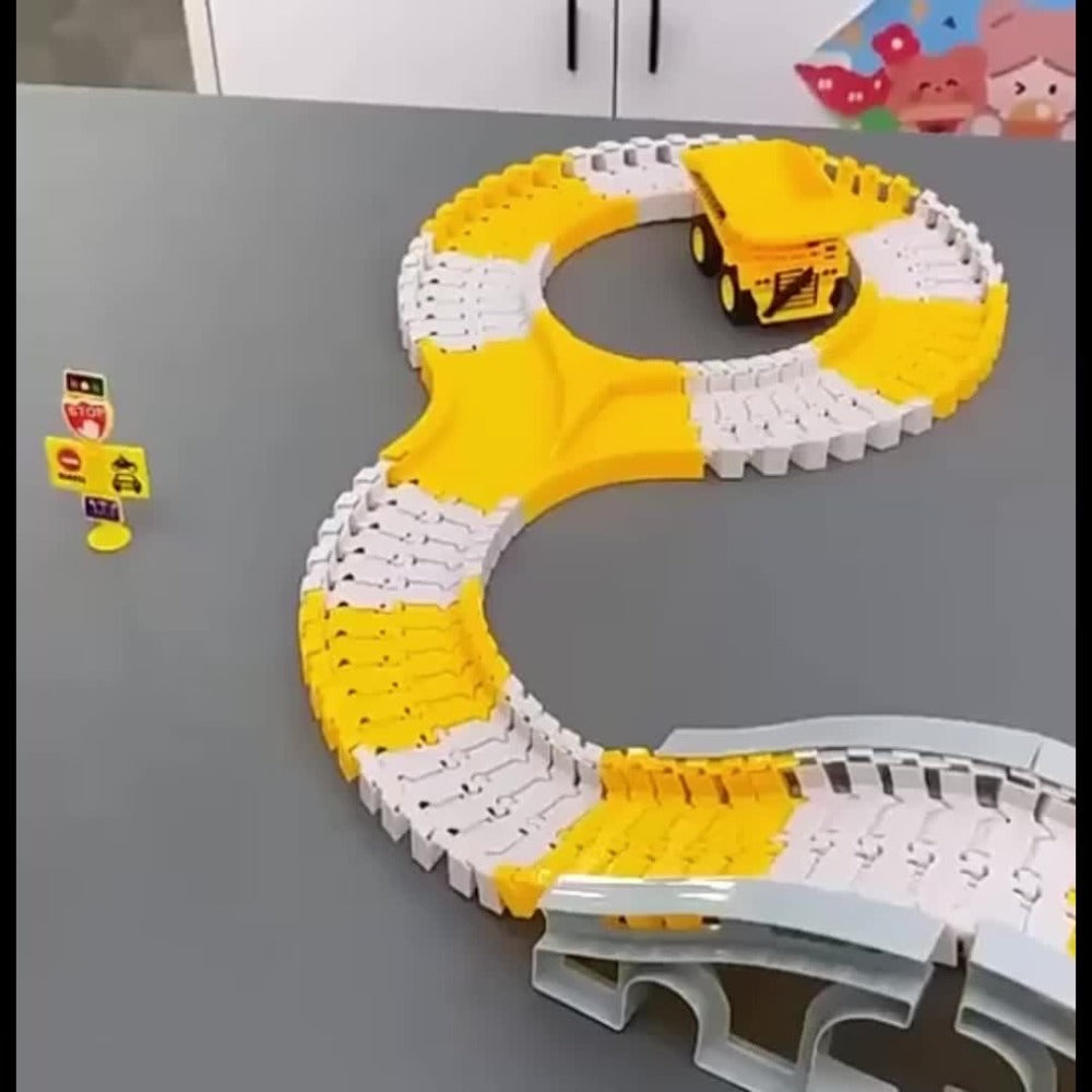 Roller Coaster Track Set 467pcs for Kids Ages 3 4 5 6 7 8 with the Listed Color, Size or Set Options for Everyday Use — image