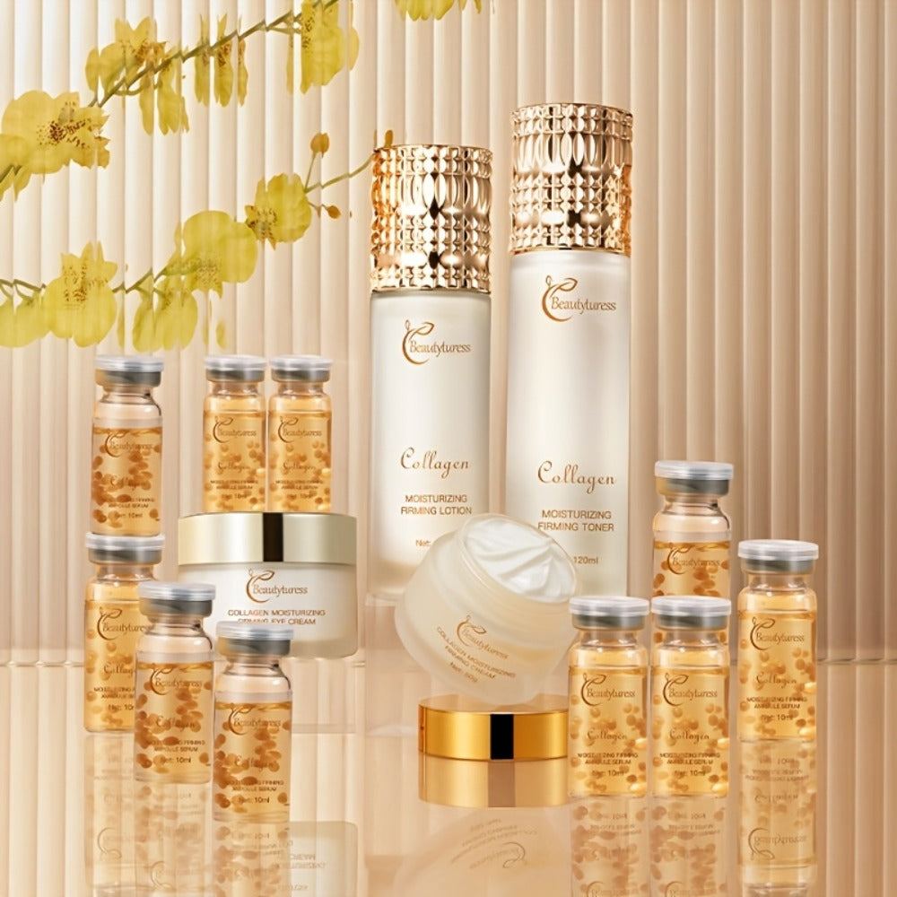 Skincare Set with Beautyluress Label, 14 Collagen Hyaluronic Acid and Niacinamide Product Pieces — image 8