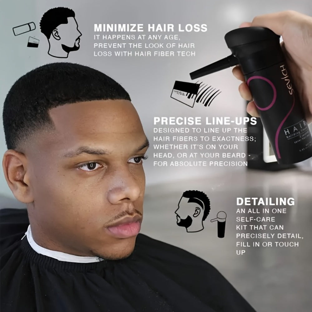 Hair Thickening Fibers Set 2-in-1 with Applicator Spray - Instant Volume & Fuller Look for Thinning Hair — image 25