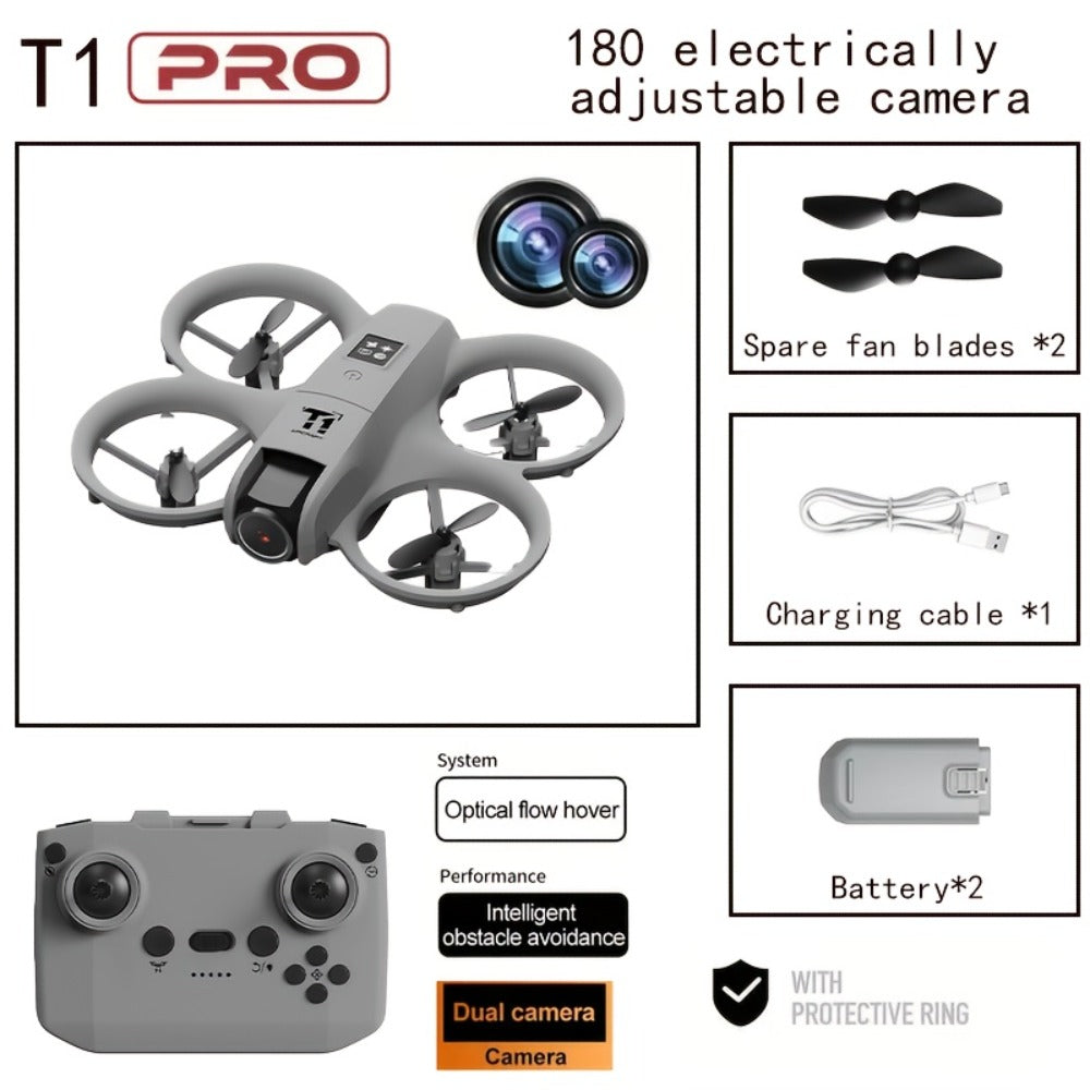 4K RC Airplane Auto Hover Dual Batteries Optical Flow WiFi FPV Camera One-Key Return Roll Anti-Shock Anti-Collision — image 4