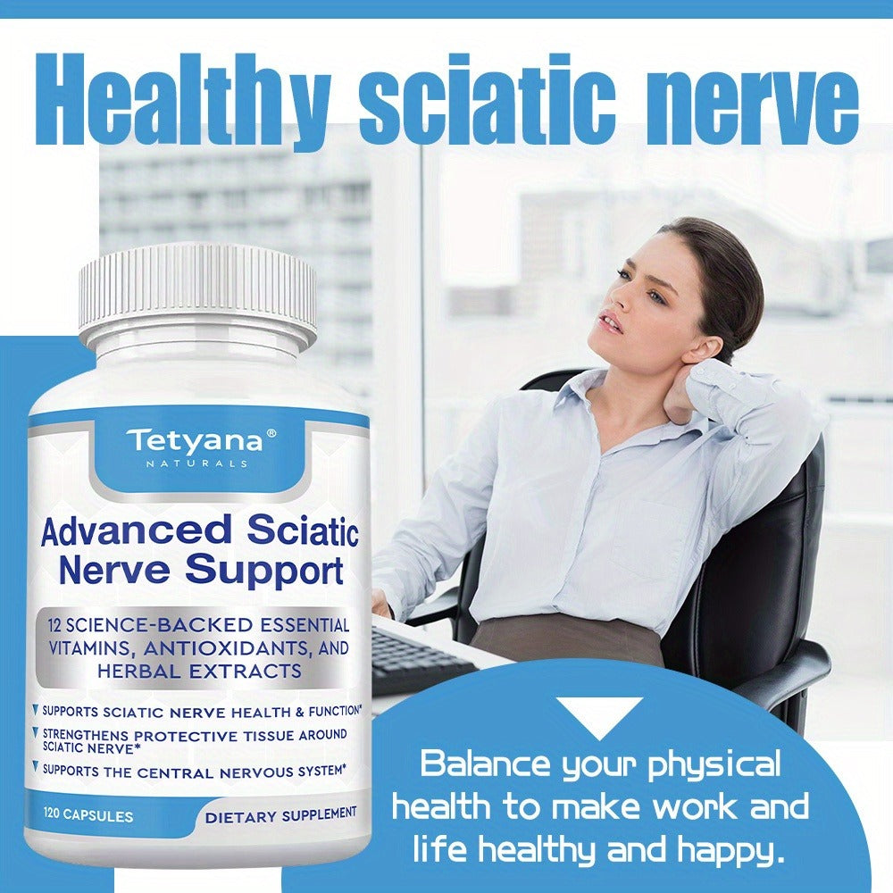 Neuro Health Support Supplement 120 Capsules with 12 Essential Vitamins & Antioxidants for Nervous System — image 7