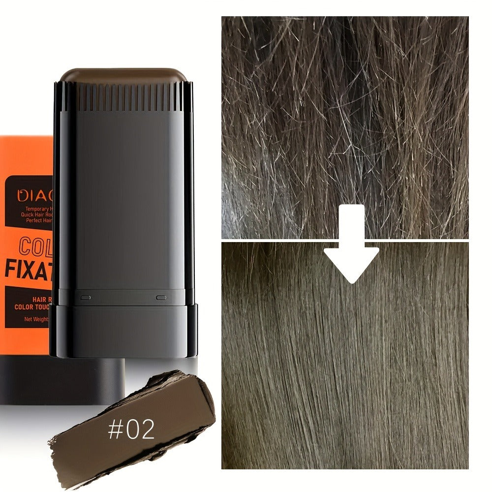 Portable Gray Root Cover Stick 2pcs, Disposable Hair Root Touch-Up with Plant-Based Squalane, Instant Gray Coverage — image 2