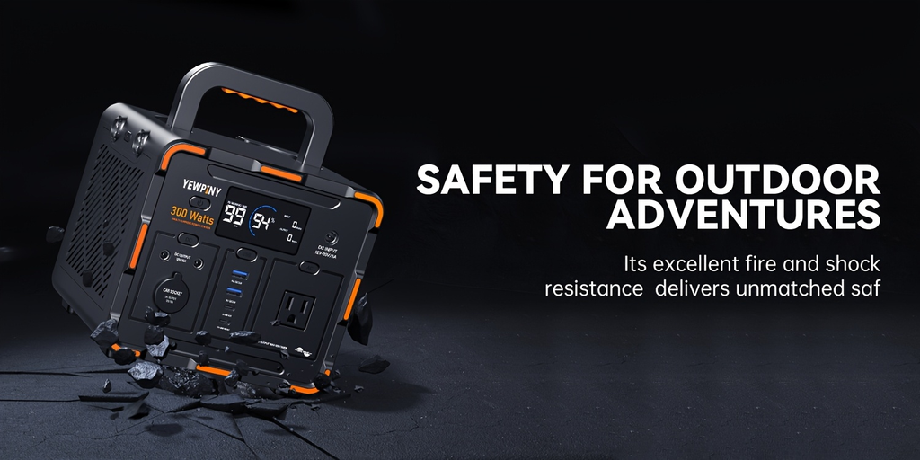 Portable Power Station 259Wh 300W or 599Wh 600W with AC, DC, USB, LiFePO4 Cell Pack and LED Light — image 19