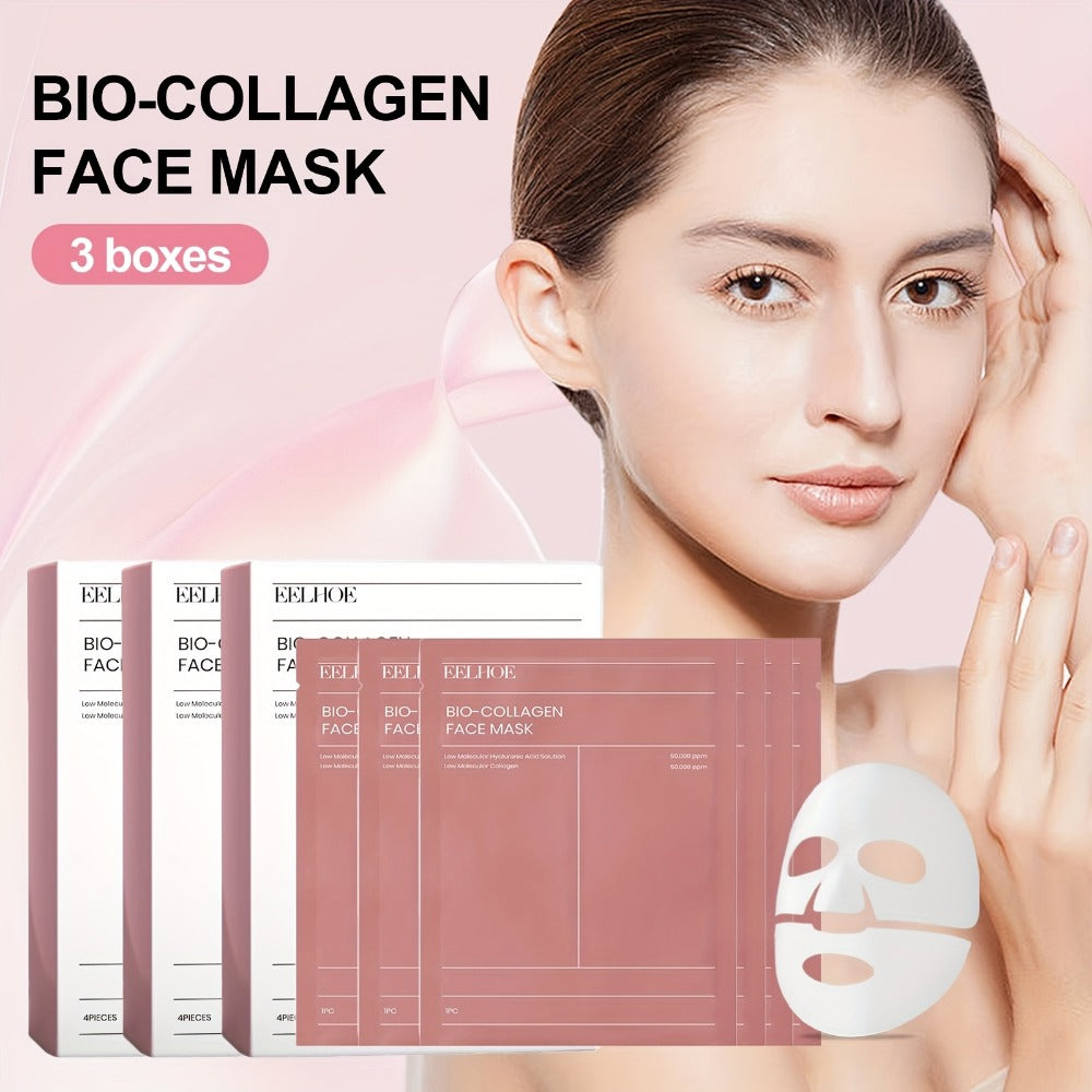 ROZINO Collagen Sheet Mask 36-Piece Set with Three 12-Count Boxes and Individually Packed Masks — image 1