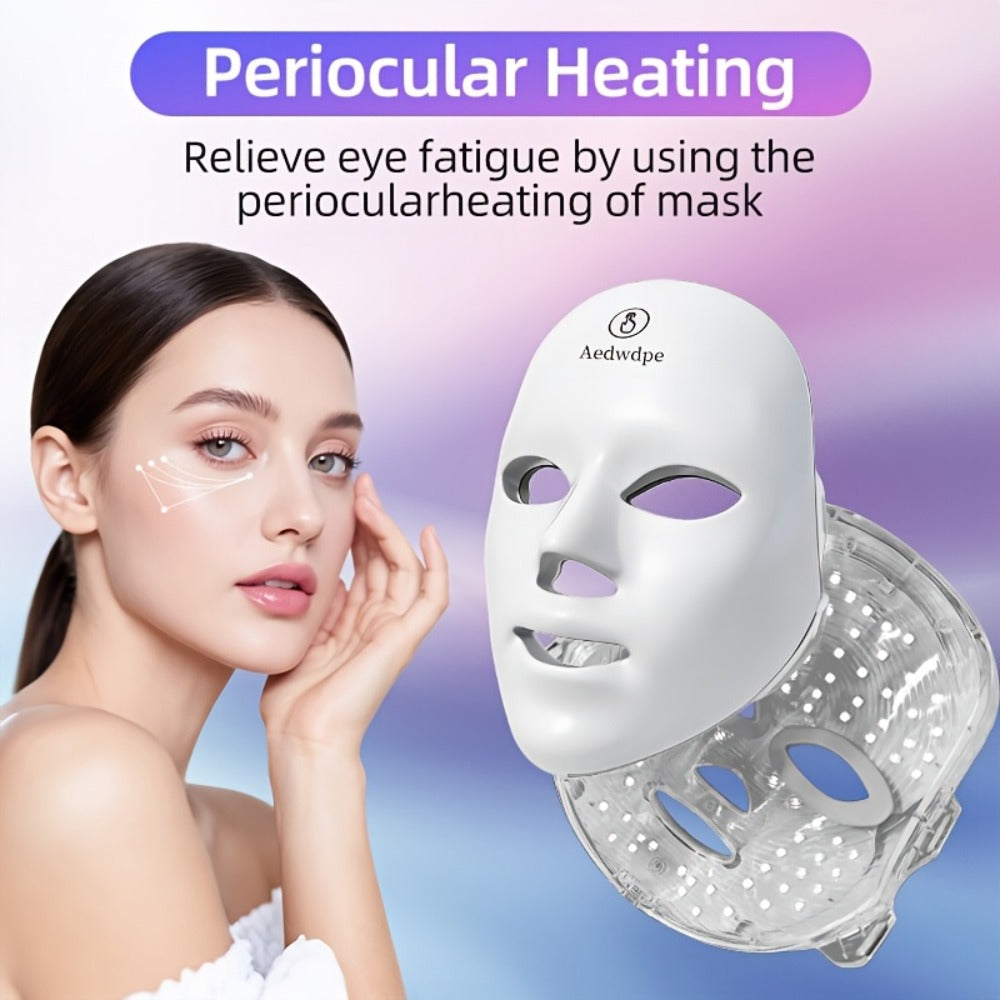 7 Color Photon LED Facial Device for Bath Time, Home Spa and Personal Care, with the Listed Configuration — image 9