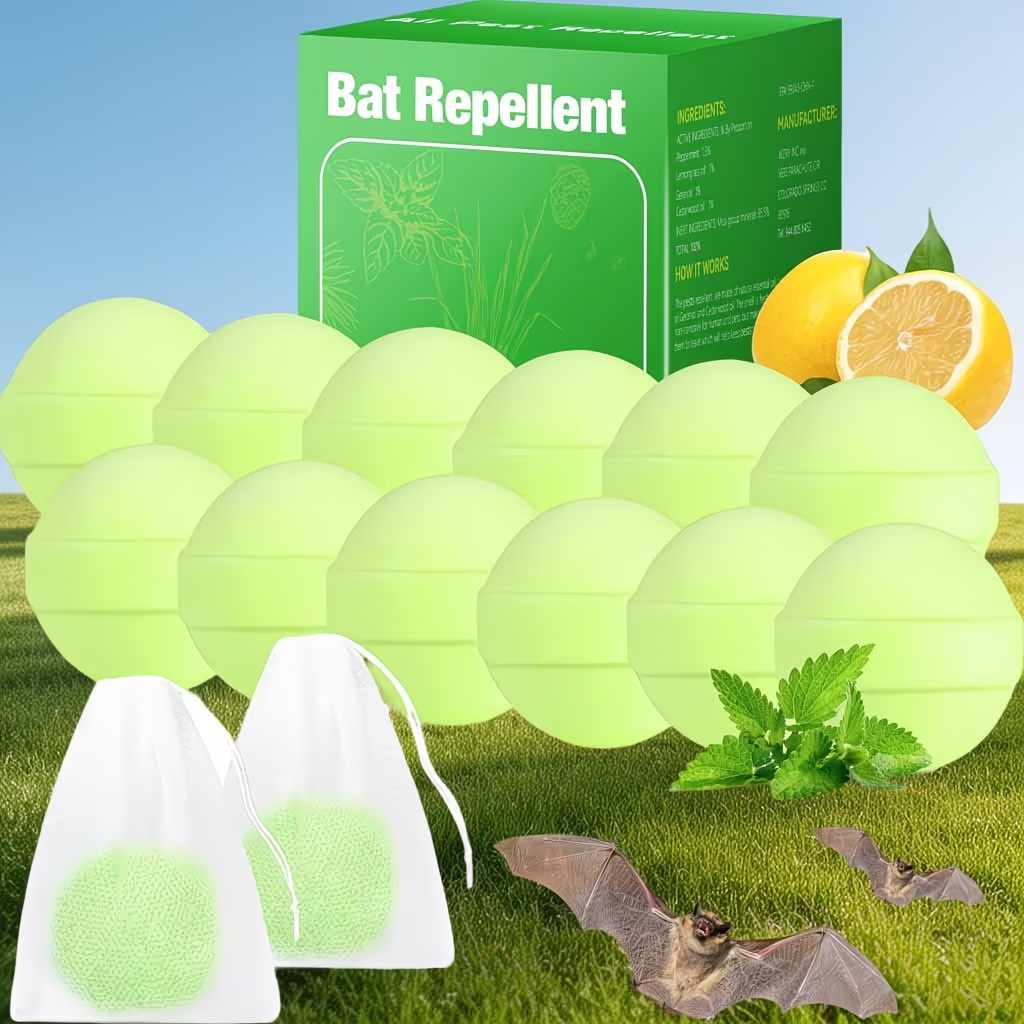 Peppermint Rodent Balls, Natural Mice Indoor Outdoor, Mouse Spider Ant Roach, Pest Control Balls for Home Garage Attic Kitche