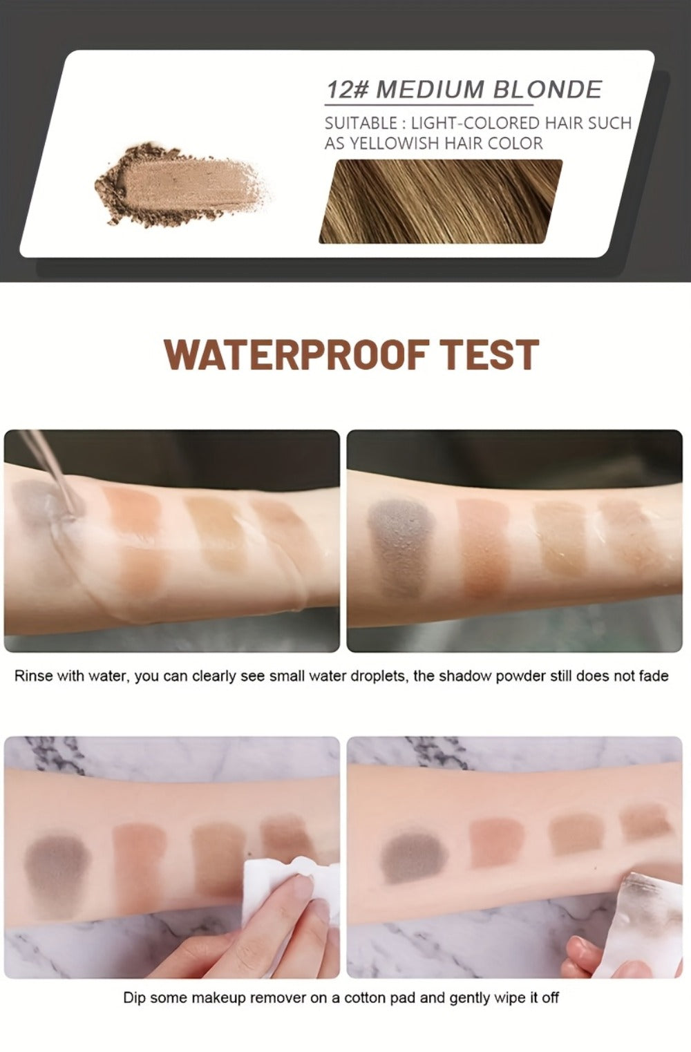 Hairline Shadow Powder Stick 2-Pack Concealer - Instant Root & Hairline Coverage for Thinning Hair — image 17
