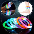 Glow Sticks Bracelets 100pcs 6 Colors LED Flashing Light Up Bracelet Set for Parties, Celebrations and Guest Favors — image 7