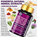 Liver Support Supplement 28-in-1 Ultimate Herbal Blend, Milk Thistle, Dandelion & Turmeric for Liver Cleanse — image 7