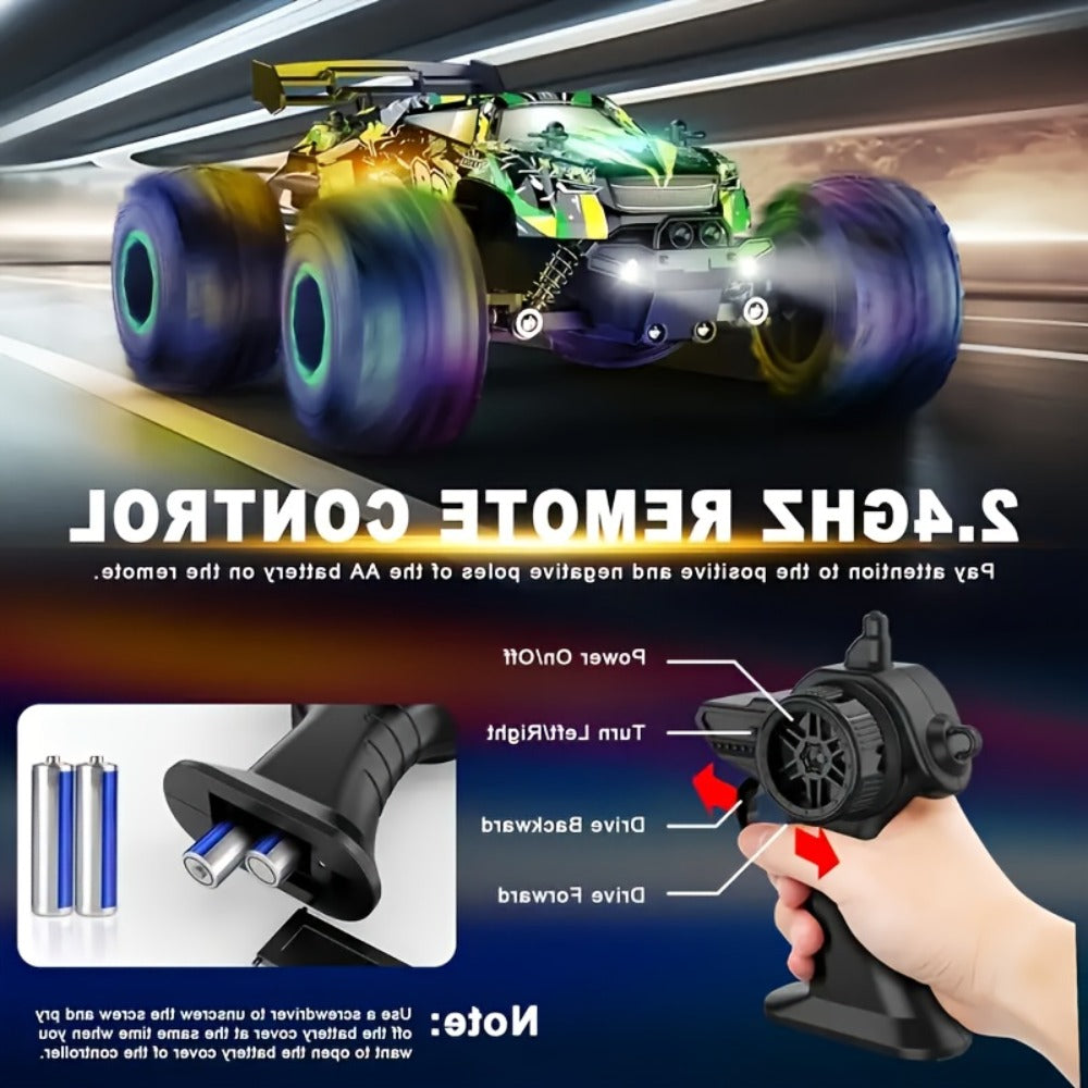 Drop-Proof High-Speed RC Off-Road Car for Boys – 2.4GHz Impact-Resistant All-Terrain Remote Control Vehicle — image 9