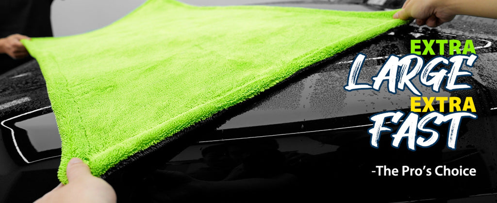 Car Drying Towel in 1400 GSM Microfiber with Two Size Options or Nine-Piece Wash Tool Bundle — image 17