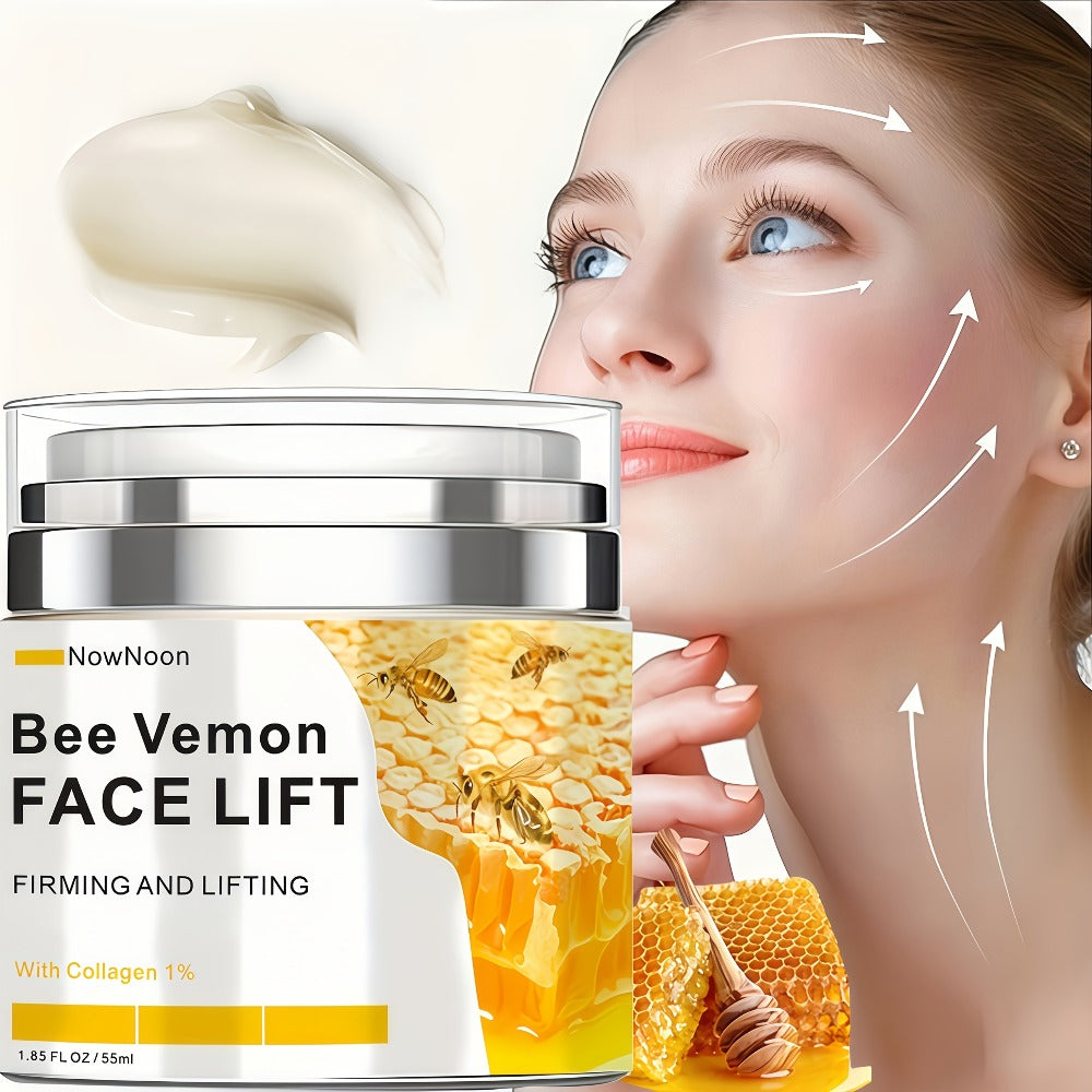 Face Cream Bee Venom 50g Formula with Hyaluronic Acid, Vitamin E and Lightweight Face and Neck Texture — image 2