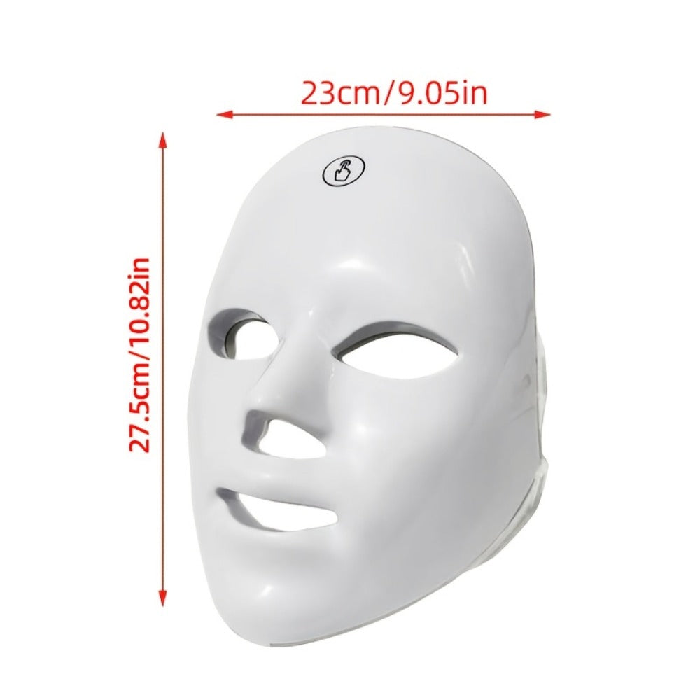 LED Facial Beauty Device 7-Color Light Therapy Portable At-Home Skincare Tool for Bath Time, Home Spa and Personal Care — ima