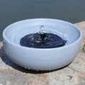 Bird Bath Solar Fountain 11.2" Outdoor Bubbler for Garden, Patio and Yard Use, with the Listed Configuration — image 1