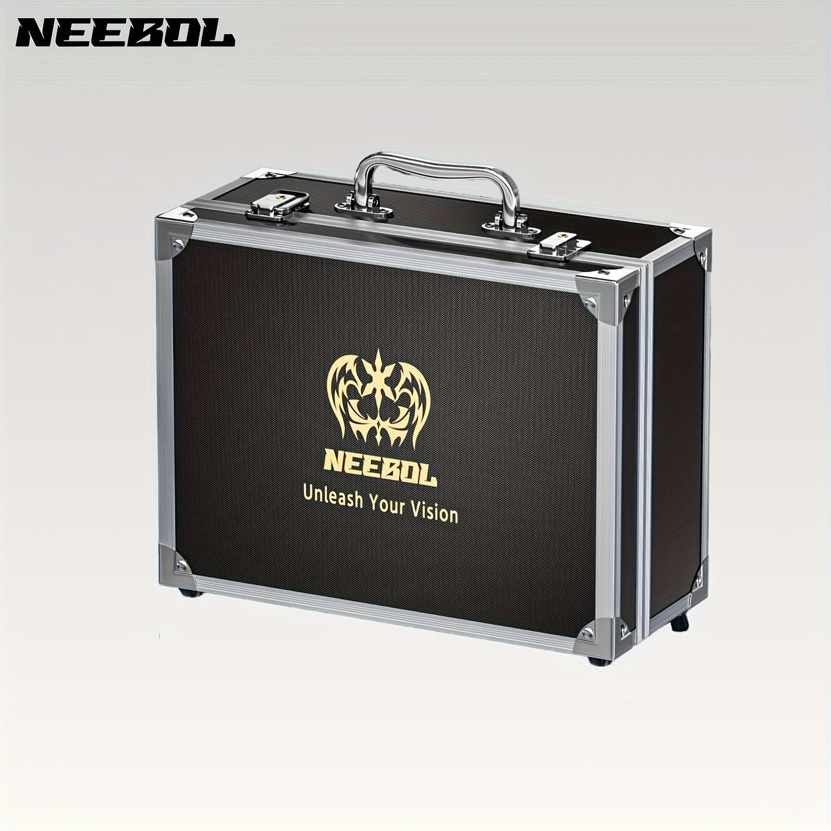 Large Aluminum Tattoo Case Organizer Storage Box Carrying Case for Tattoo Tools Nail Art Makeup Cosmetics Portable Travel Tra
