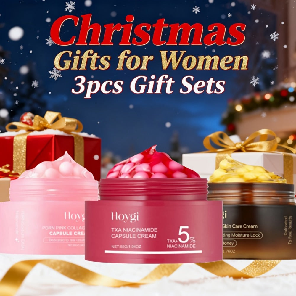 Face Cream PDRN Collagen Three-Piece Capsule Set with Vitamin C and Niacinamide for Day or Night Use — image 9
