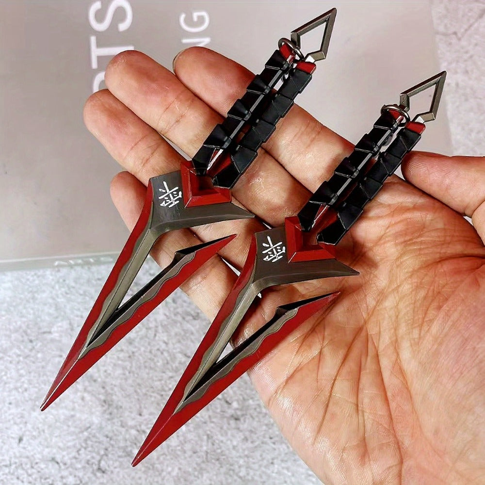 Mini Metal Katana Cosplay Prop Safe Unsharpened 5.5in, Japanese Samurai Sword Ninja Knife Anime Accessory — image 8