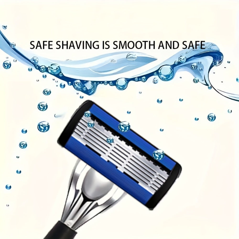 Safety Razor Kit for Men Double Edge 36 Blades & 2 Anti-Slip Handles – Stainless Steel Manual Wet Shaving Set for Smooth Pain