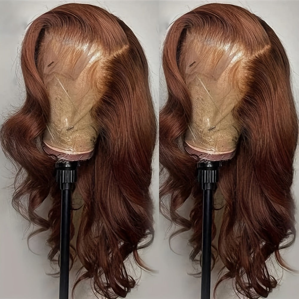 Synthetic Wig Glueless Lace Front Body Wave, in 26- and 34-Inch Options for Parties with Model-Specific Color, Length and Cap